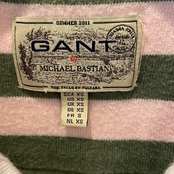 Gant Lace Up Collared Top - Picture 3 of 5